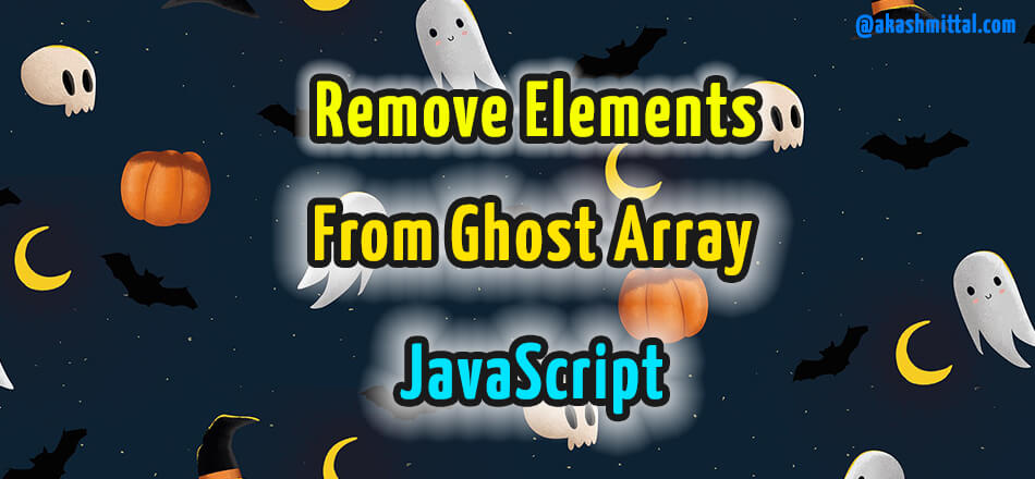 javascript remove element from ghost array