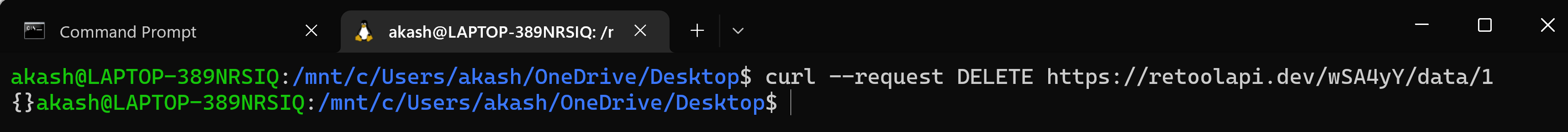 How To Send Delete Request Using CURL Code Example