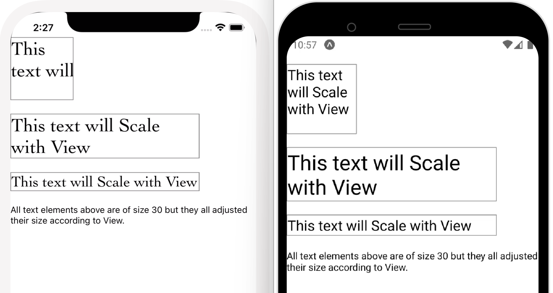 How To Fit Text Size To Parent Container In React Native Code Example